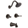 Design House 523472 Oakmont Tub and Shower Trim Package - Oil Rubbed Bronze