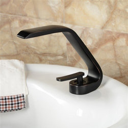 Reno Contemporary Deck Mount Sink Faucet - Bathroom Sink Faucets
