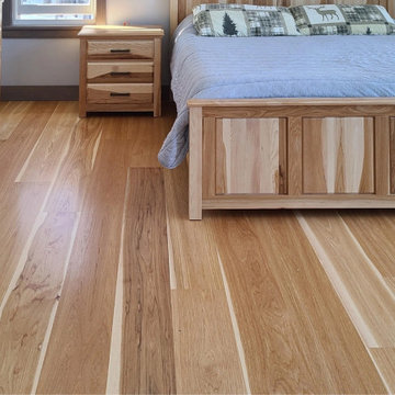 Select Hickory Plank Flooring, Bedroom