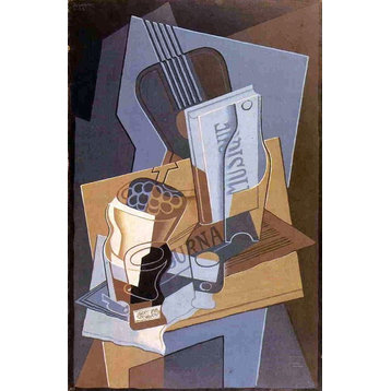 Juan Gris The Book of Music, 18"x27" Wall Decal