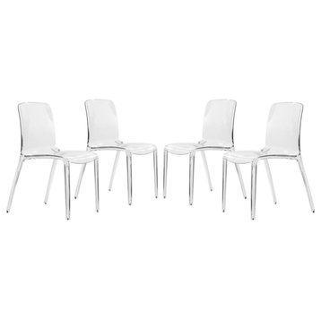 LeisureMod Murray Modern Dining Chair, Set of 4 MC20CL4