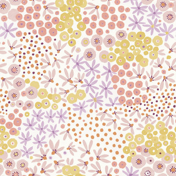 Floral Bunch Multi Warm Peel & Stick Wallpaper Bolt