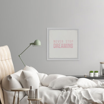 "Never Stop Dreaming VII" Framed Painting Print