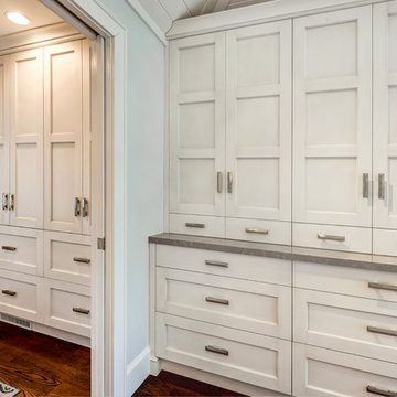 Sea Girt White Transitional Kitchen Storage
