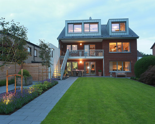 Moderne Häuser mit Backsteinfassade Ideen, Design & Bilder | Houzz