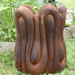 Hope Carved Planter - Outdoor Pots And Planters