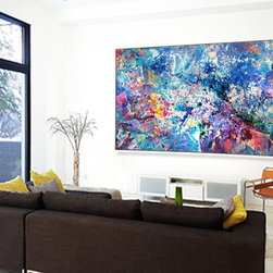 Napa Valley #5, 2016, acrylic on canvas, 48" x 84" (121.9 x 213.4 cm) - Paintings