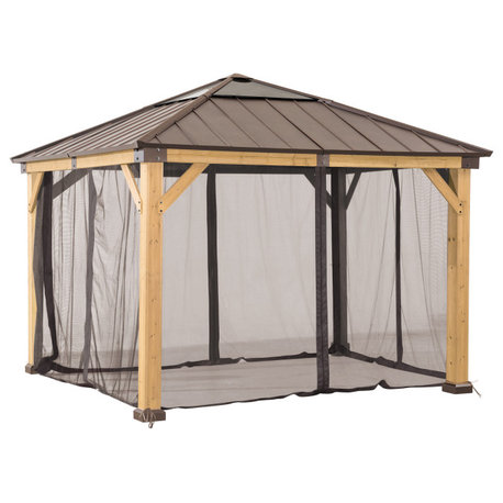Sunjoy Universal Mosquito Netting for 11'x11' Wood-Framed Gazebos