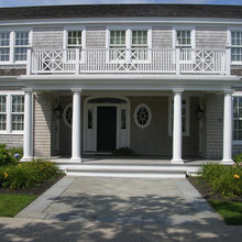 Cape Cod Front House Landscape