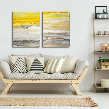 Ready2HangArt Bright Living Room