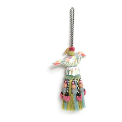 Ceramic Bird Tassel - Harlequin | MacKenzie-Childs - Home Decor