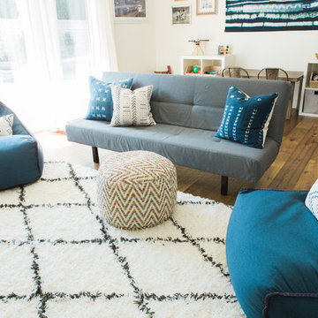 California Eclectic Playroom