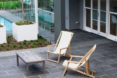 Photo of a contemporary patio in Brisbane.