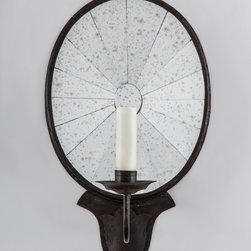 Oval Mirror Sconce by Scofield at Remains Lighting - Wall Sconces