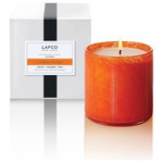 LAFCO - Cilantro Orange Kitchen Candle - Created with natural essential oil-based fragrances, this candle is richly optimized for a 90-hour burn time. The clean-burning soy and paraffin blend is formulated so that the fragrance evenly fills the room. Each hand blown vessel is artisanally crafted and can be re-purposed to live on long after the candle is finished.