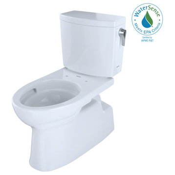 TOTO Vespin II 1G 1.0 GPF Two-Piece Elongated Toilet, Less Seat, Cotton