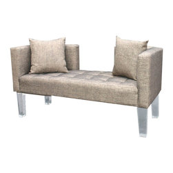 Cote D'Azure W-AST St. Tropez Split Back Sofa in Brown - Sofas