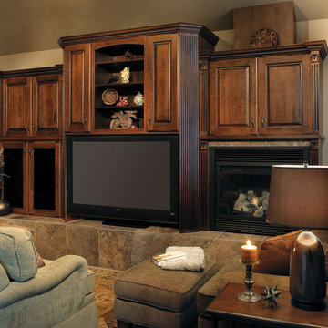 StarMark Cabinetry Family Room Cabinets