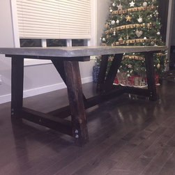Custom Concrete Table - Products