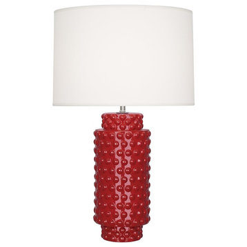Robert Abbey Dolly TL Dolly 28" Column Table Lamp - Ruby Red