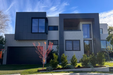 This is an example of a contemporary exterior in Sydney.