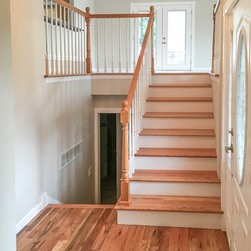 Rustic Red Oak Hardwood Floors  EVERETT WA