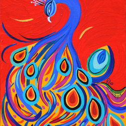 The Peacock, sold - Paintings