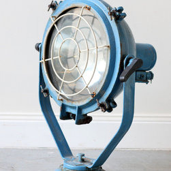 Mountable Industrial Lamp - Blue - Lamps