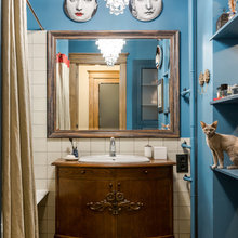 Spare dressers turned vanities