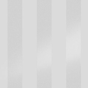 Laura Ashley Lille Pearlescent Stripe Wallpaper, Silver
