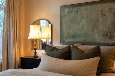 Inspiration for a mediterranean bedroom remodel in Dallas