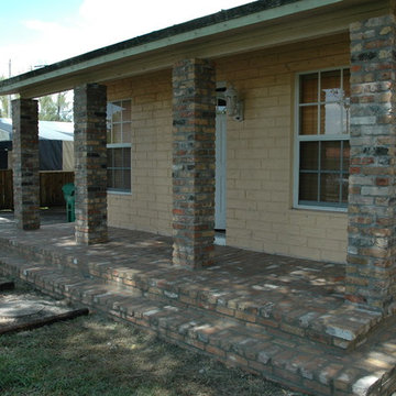 brick columns and block columns