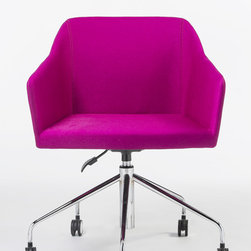 Kets 5-Ways Swivel Office Armchair by B&T - Armchairs And Accent Chairs