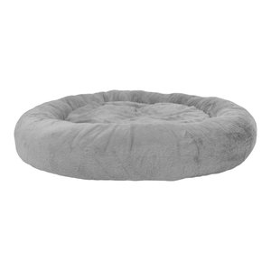 small black dog bed