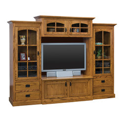 Mission Wall Unit - Entertainment Centers And Tv Stands