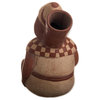 Novica Handmade Laughing Moche Man Ceramic Vessel