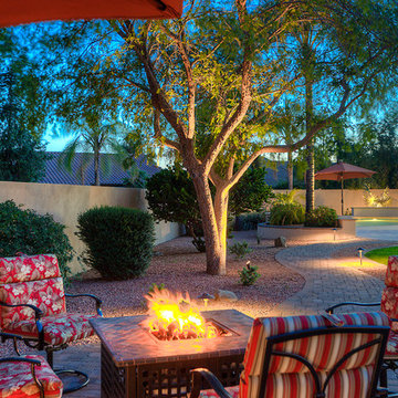 East Linda Lane Irrigation, Sod, Landscape Lighting, Paver & Plant Installation