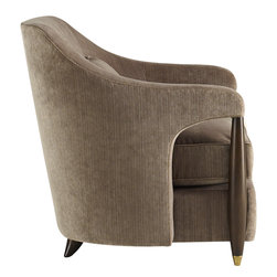 Hermano Chair - The Laura Kirar Collection - Armchairs And Accent Chairs