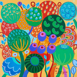 Seeds of Light, 16 x 16 in - Paintings