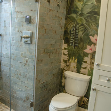 Beautiful Bath Update for Historic Tudor Steam Shower