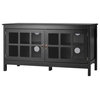 Beautiful Black Wood TV Stand