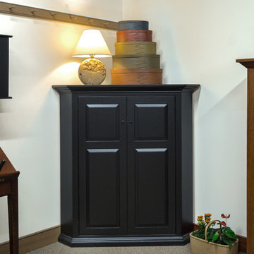Four Panel Corner TV Cabinet