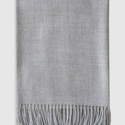 Baby Alpaca Silver Throw - Throws