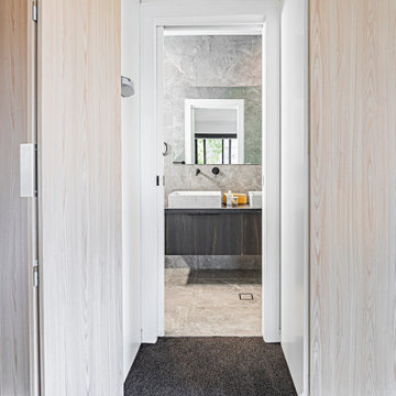Kitchen, bathroom and floorboard renovation bed