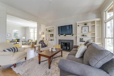 Living room - living room idea in Raleigh