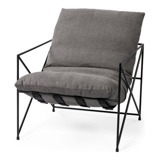Accent chairs with metal frame deals