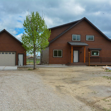 Metal Log Home