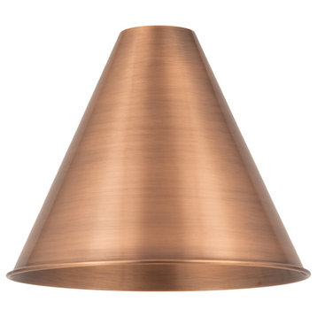 Innovations Ballston Cone-Light 16" Antique Copper Metal Shade