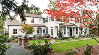 Front Facade and Yard with Brick-Paved Walkways