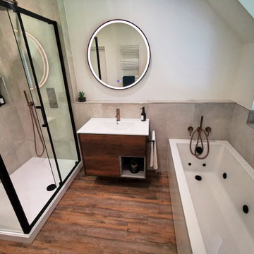 Rustic tranquil bathroom